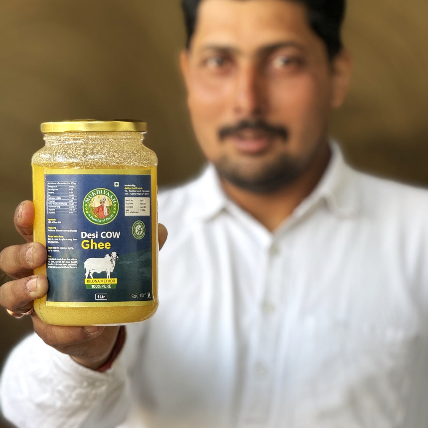 Desi Cow A2 Ghee - Made with Bilona Method