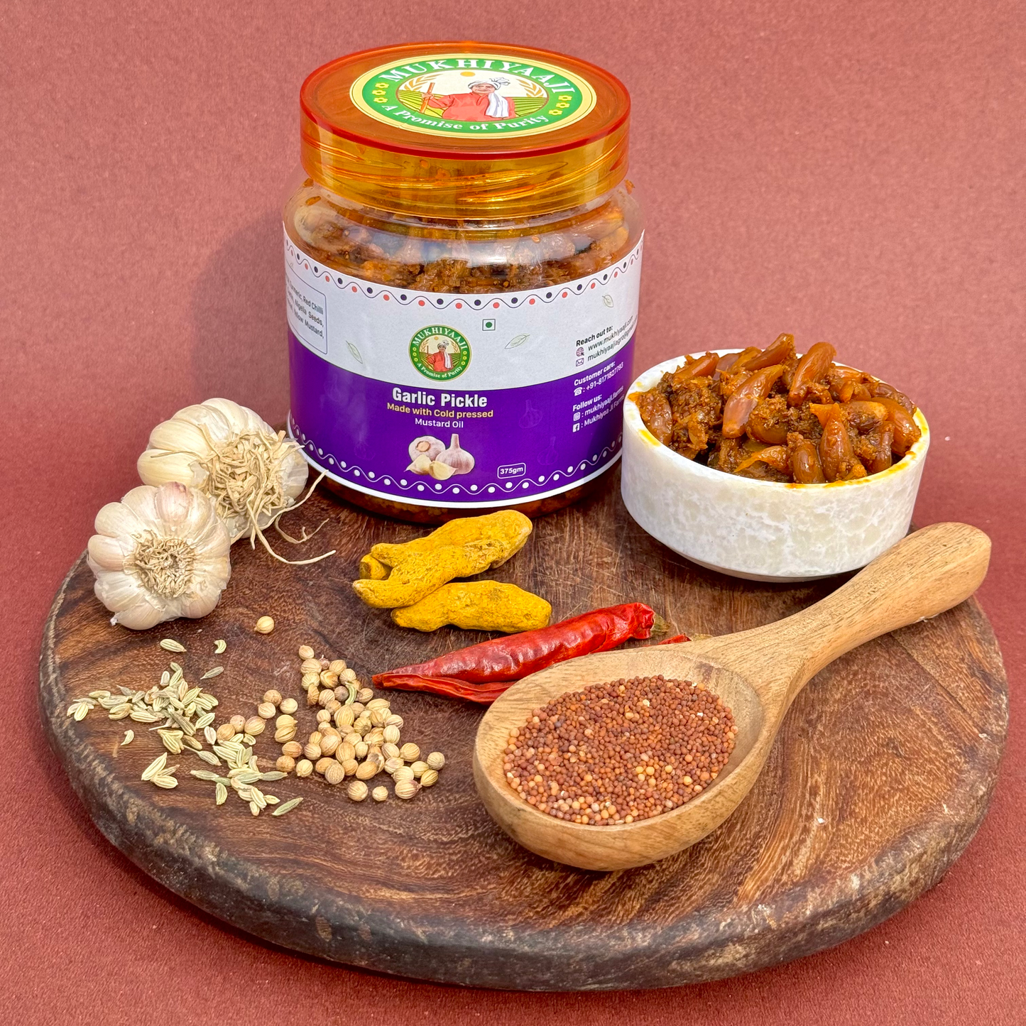 Garlic Pickle - 500 Grams